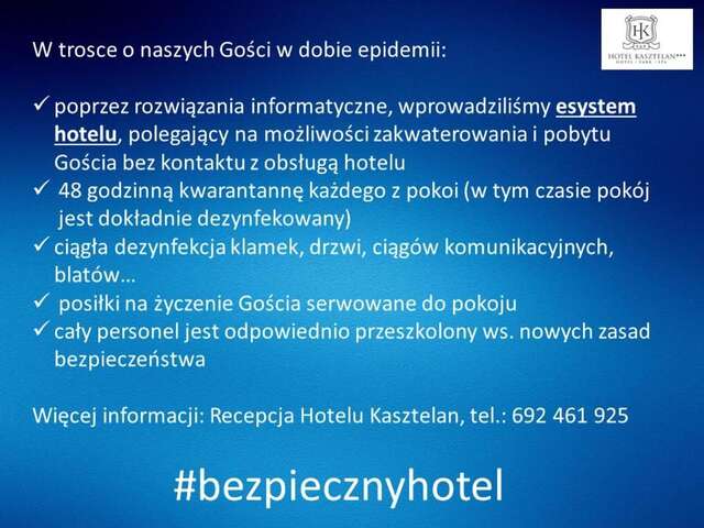 Отель Hotel Kasztelan Добчице-5
